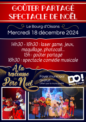 Grand spectacle de Noël et goûter partagé