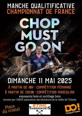 Manche qualificative du championnat de france de Timberports (bucheronnage sportif)